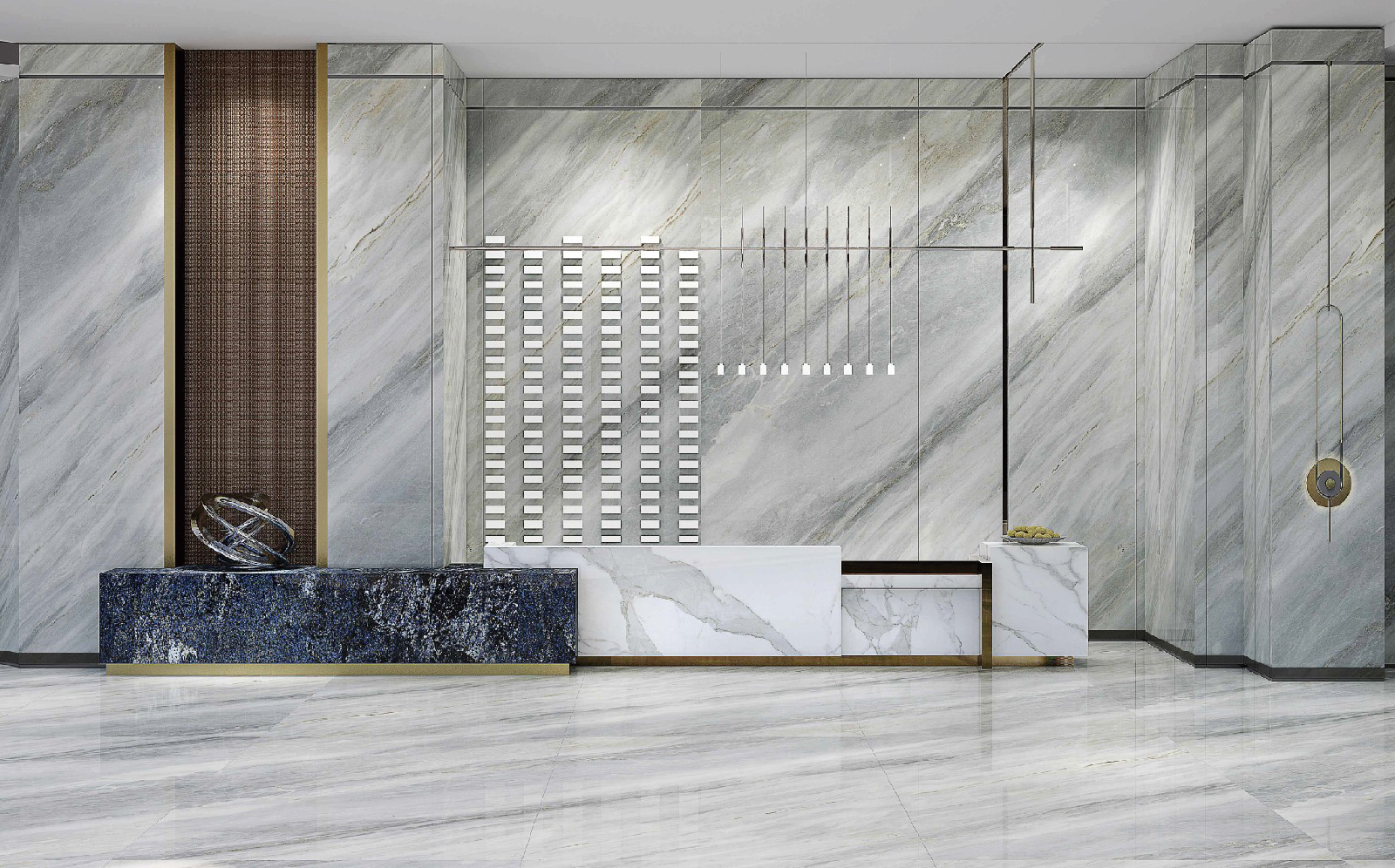 6MM PALISSANDRO BLUE GLOSSY-A/3.2M * 1.6M