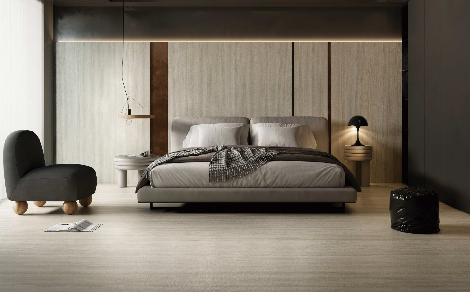 6MM SILVER TRAVERTINE MATT-A/2.8M * 1.2M