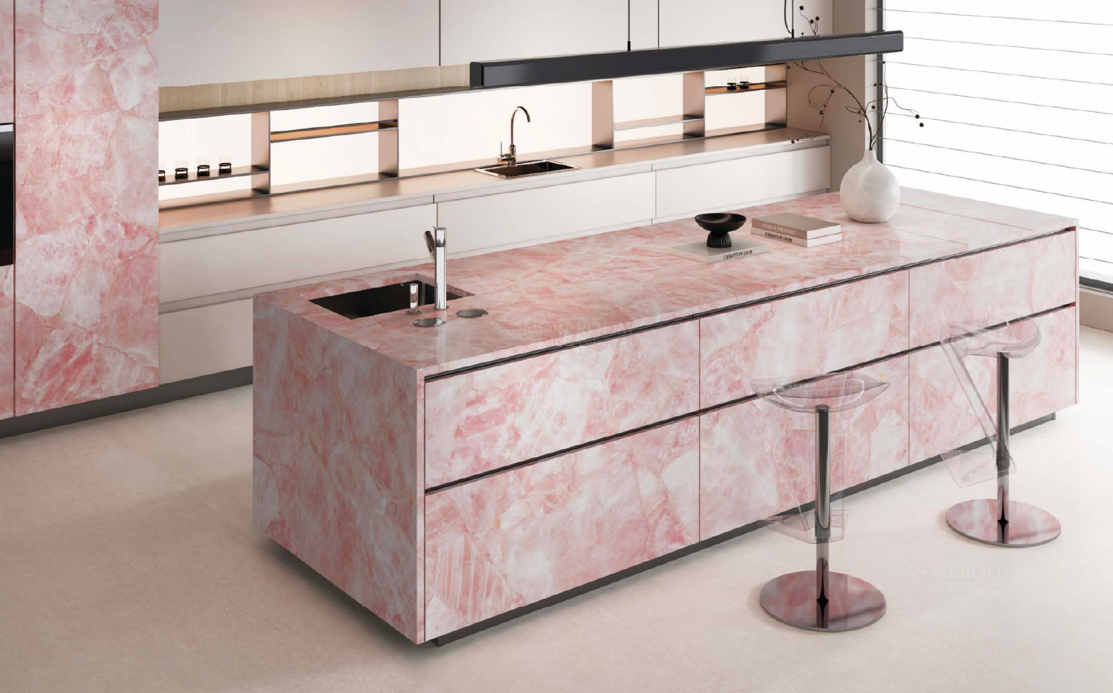 6MM ROSA CRYSTAL GLOSSY -A/2.7M * 1.2M