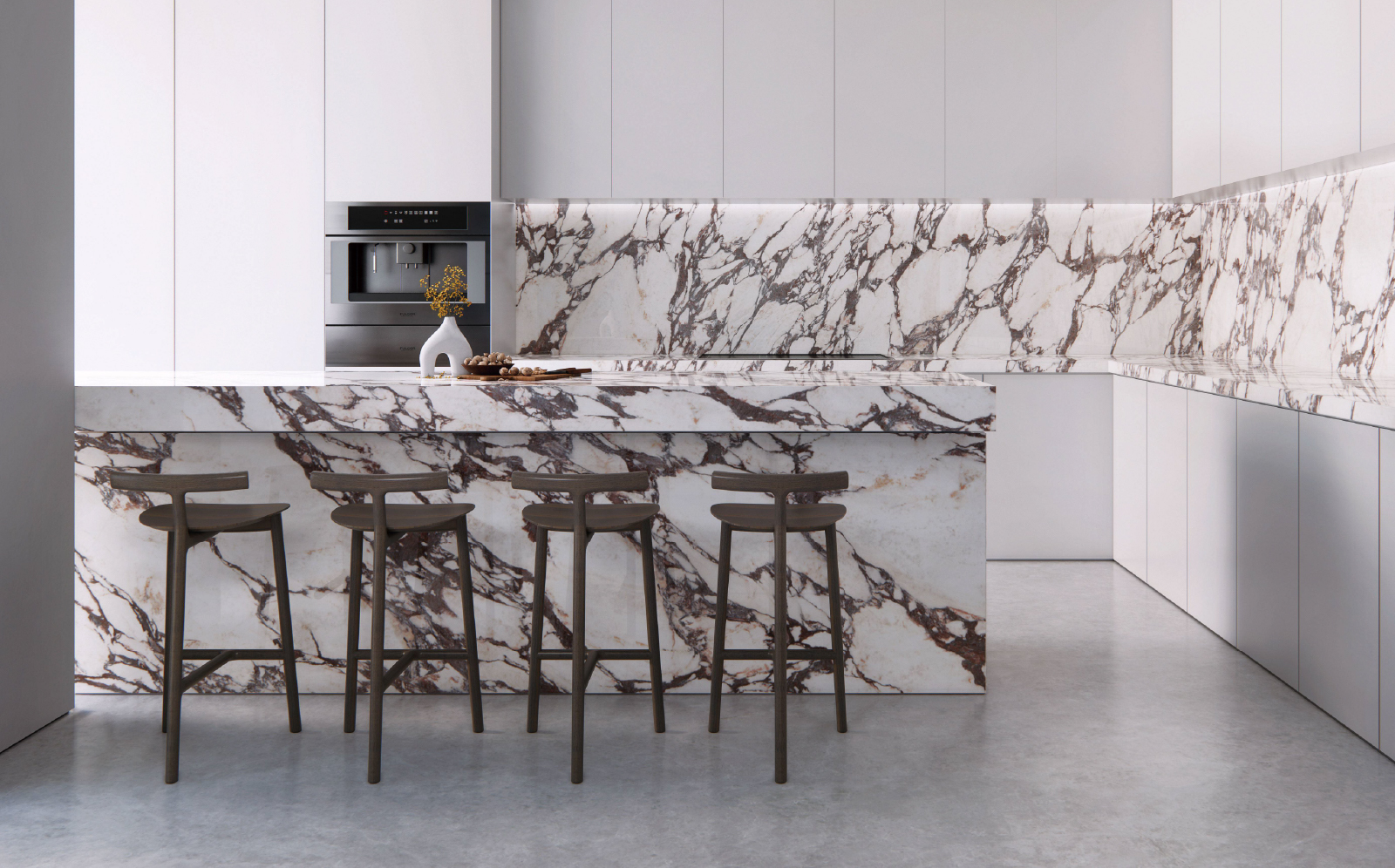 6MM BULGARI CALACATTA VIOLA GLOSSY-A/3.2M * 1.6M